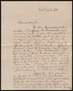 Lettre de Denis de Rougemont